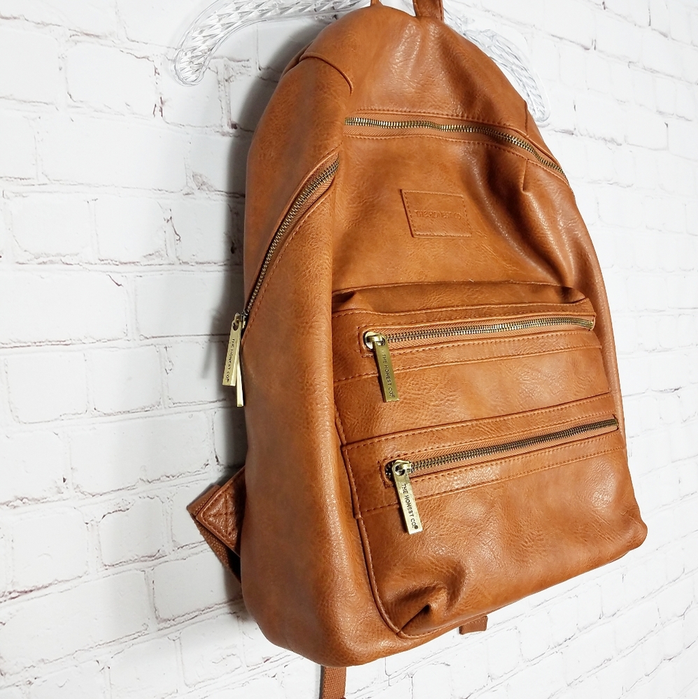 🚫SOLD!-THE HONEST COMPANY City Backpack | Cognac - Picture 5 of 8